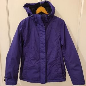 Women's size XS Lands End winter jacket. Purple.